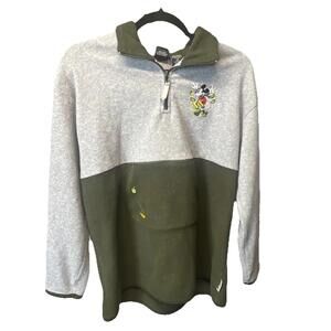 Vintage Mickey Unlimited Fleece Pullover Sweater Medium Walt Disney World